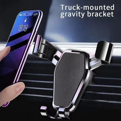 Universal Gravity Car Phone Holder Air Vent Clip Mount Auto Cell Phone Stand GPS Mobile Phone Support For iPhone Samsung Android