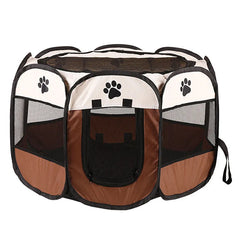 Foldable cats, dog kennels, cats, dogs, delivery rooms, pets, octagonal cages, breathable fences, tents, claw-resistant Pet Shop