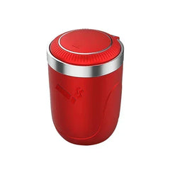 Universal Car Ashtray with LED Light Smokeless Aluminum Cup