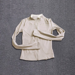 Women Sport Jacket Long Sleeve Shirt Workout Coat