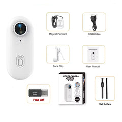 4K Outdoor Sports Camera 1080P Mini Camera In Helmet Motorcycle Bike Filming Waterproof  Bicycle Action Video Recording Body Cam