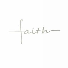 Faith Cross Decal Christian Religious Vinyl Sticker Car Window Decor ,  Women's Christian Laptop Decals for Apple MacBook Decor