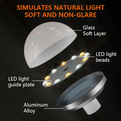 Dimmable Dressing Vanity Mirror LED Makeup Mirror Wall Bulbs Vanity Mirror for Home Bathroom Bedroom Decoration