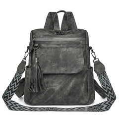 Ladies Daypacks Fashion Backpacks Women Big Travel Bagpack Large School Bags for Girls Solid Color Leather Rucksacks Female
