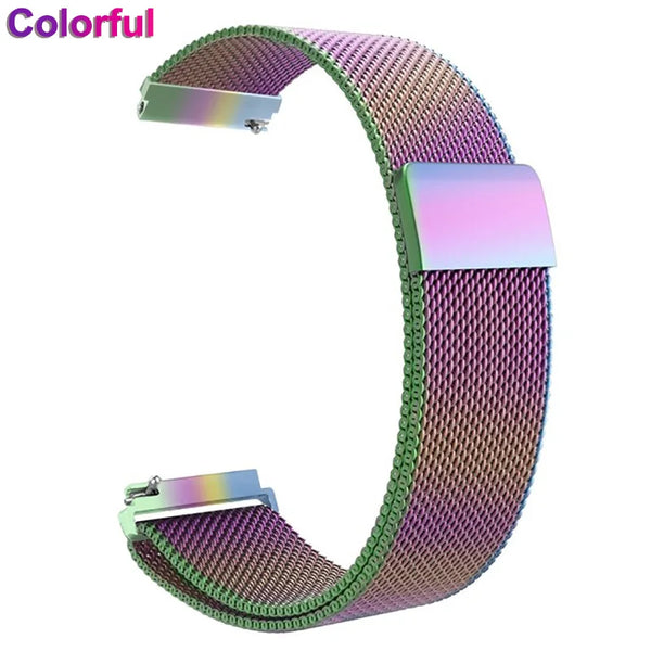 18mm 20mm 22mm Metal Strap For Garmin Vivoactive 3 4 4s 5 6 Band Watch Venu 2 2s 3s SQ Bracelet Venu 4 41mm 45mm Milanese Loop