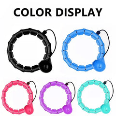 24 Section Sports Circle Portable Adjustable and Detachable Shaping Circle Waist Easy Weight Loss and Fitness Equipment