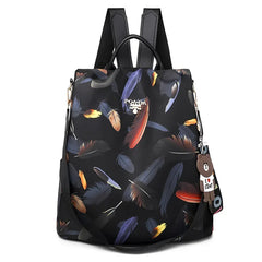 Women Backpack Fashion Oxford Cloth Shoulder Bags School Bags for Teenage Large Capacity Print Waterproof Travel Backpack