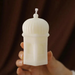 Ramadan Candles for Home Decoration Eid Mubarak Islamic Candle White Star Ramadan Decorative Candles
