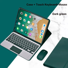 For iPad 5th Gen 2017 6th Gen 2018 9.7 Inch Case, Bluetooth keyboard case for iPad Air 1 Air 2 Pro 9.7 Inch keyboard Cover Funda