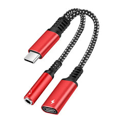 NNBILI 2in1 1in1 USB Type C to 3.5mm Headphone Audio Aux jack Adapter PD 60W Fast Charging Cable for iPhone 15 Samsung Xiaomi