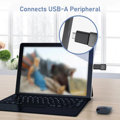 8pcs USB to USB C Adapter, USB Type C Female to USB Adapter, Micro USB to USB C Female Male Converter Connector, for Laptop Car