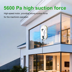 PuRuiKai Household Window Automatic Water Spray Cleaning Robot,With Intelligent Edge Detection System,Robot Glass Cleaner