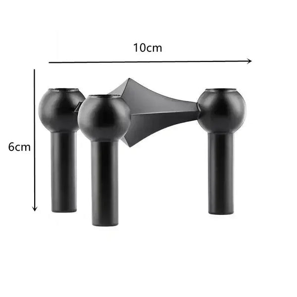 Vintage Candlestick Holders Small Stand Nordic Metal Candlestick for Stick Skinny Candelabra Set for 3 Candles Living Room Decor