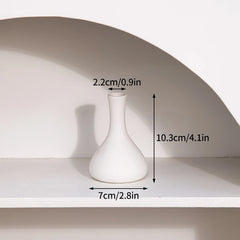 INS Nordic White Ceramic Vase – Decorative Flower Pot Home Decor