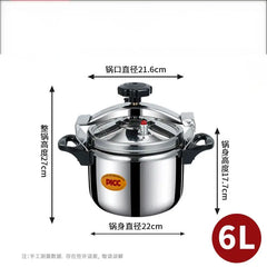 30 Quart olla de presion grande & stainless steel pressure cooker & large steamer cooking pressure canners,safety lock Explosion Kitchen Tools, Cooking Utensils