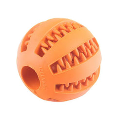 Dog Toy Ball, Nontoxic Bite Resistant Toy Ball for Pet Dogs Puppy Cat, Dog Pet Food Treat Feeder Chew Tooth Cleaning Ball Pet Shop