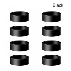 8pcs Silicone Joystick Caps for PS5/PS4/Steam Deck/ROG Ally - Elastic Protective Ring , Anti-Slip Grip & Dustproof Design