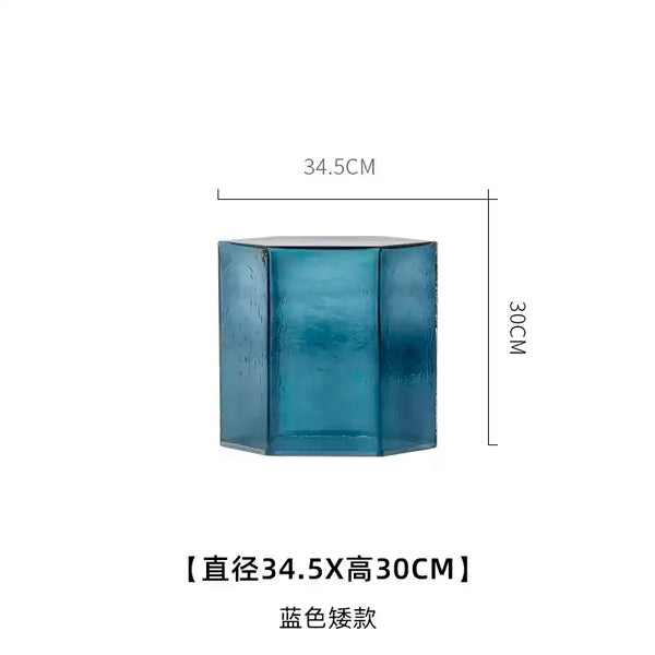 Artistic Glass Coffee Table, Creative Design End Tables for Living Room , Stylish Accent Tea Table with Various Sizes & Colors Living Room Furniture