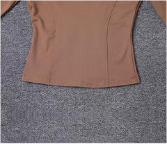 Women Sport Jacket Long Sleeve Shirt Workout Coat