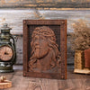 High Quality Vintage Wood Carving Jesus Figure, Catholic Saint Jesus Wall Decor Gift - 25cm