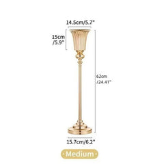 Wedding Centerpiece Vase, Floor Vase -Multi-Purpose Metal Vase for Christmas and Halloween Decorations, Party Events