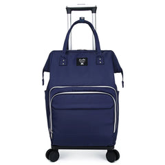 Women hand Carry On hand luggage Trolley Bags Expansion Spinner Suitcase Bag Cabin Size 20" Women travel Trolley Bags On Wheels