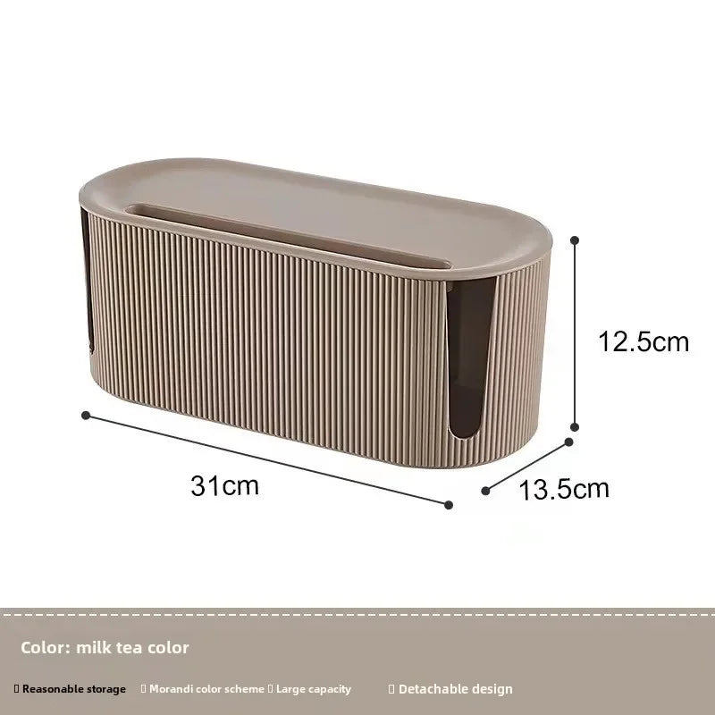 Nordic Plug Board Storage Box – Cable & Router Organizer Case