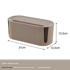 Nordic Plug Board Storage Box – Cable & Router Organizer Case