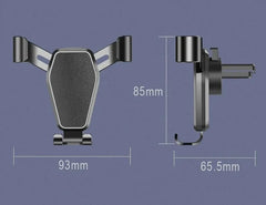 Universal Gravity Car Phone Holder Air Vent Clip Mount Auto Cell Phone Stand GPS Mobile Phone Support For iPhone Samsung Android