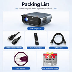 4000 ANSI 4K UHD Video Projector Android 14 Google TV Daytime Native 1080P Wifi Auto Focus Tof Home Theater Beamer For Movie