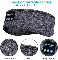 Sleep Mask Bluetooth Sleeping Headphones Headband Thin Soft Elastic Comfortable Wireless Music Headset Eye Mask For Side Sleeper