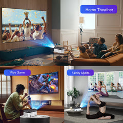 Magcubic HY450 Projector With Ultra Short Throw Auto Offset 1080P 8K Electronic Focus 900 ANSI Air Mouse Voice Assistant H726