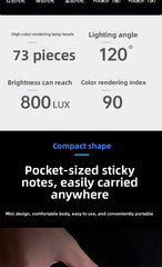 RGB Pocket Light Outdoor Photography Fill Light Live Streaming Photo Camera Full Color Photography Light
