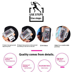 Running Sports Phone Armband – Fits Up to 7” Phones