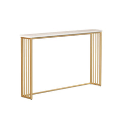Luxury Gold Narrow Floor Standing Entryway Shelf Multi-Purpose Sofa Back Console Table Storage Organizer for Living Room Furniture