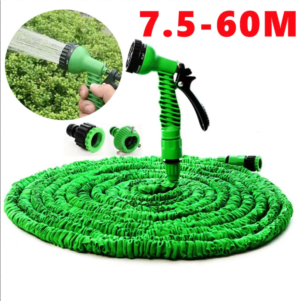 Expandable Magic Garden Hose 25–200FT – 7 Spray Functions