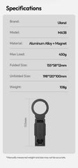 Ulanzi MA38 Mobile Phone Photography Stand Selfie Stick Double Magnetic Overhead Tripod for Samsung Xiaomi Huawei iPhone Vivo