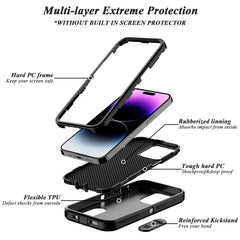 Anti-Shock Strong Fited Case For iPhone 17 Air 16 11 13 12 14 15 Pro Max Plus Protective Kickstand Cover For iPhone 17 Pro Max