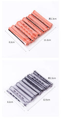 10pcs Hair Cold Roller Heatless Curling Curlers Hair Heatless Curling Rods Magic Hair Curlers Without Heat Wave Curly Perm Rods