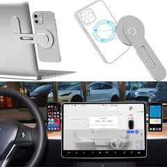 Rotation Foldable Magnetic Laptop Suspension Magnetic Phone Holder Self-adhesive Car Suspension Screen Bracket Adjustable Angle