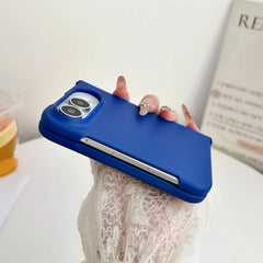 Solid Color Skin-Feel Matte Hinge Central Axis Protect Fold Phone Case For iPhone 18 Fold Ultra 18Ultra Shockproof Hard PC Cover
