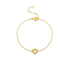 KIKICHICC Women 925 Sterling Silver CZ Zircon  Star of David Bracelet 2024 Wedding Anniversary Fine Luxury Fashion Jewelry
