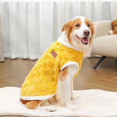 1.5-25kg Flannel Dogs Clothes Winter Warm Sweater Pet Clothing Golden Retriever Dog Coats Sweatshirt Pets Puppy Pullover Vest Pet Shop Pet Clothing