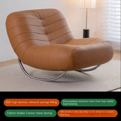 XD Caterpillar Corner Sofa Togo Balcony Casual Single Chair Living Room Internet Famous Wrought Iron Retro Rocking Chair Lazy Sofa Living Room Furniture