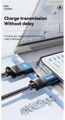 Essager 4 in 1 65W USB C To Type C Lightning Fast Charging Cable For IPhone 15 14 13 Pro Max Xiaomi Huawei Multi Charger Cable