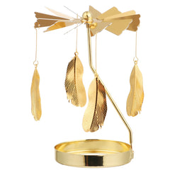 Candle Spinner New Carousel Candle Holder Carousel Candle Spinner for Wedding Party Christmas Festival Home Office Decor
