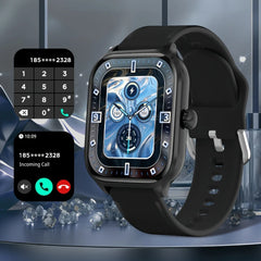 LAXASFIT New Smart Watch Bluetooth Talk Tracking Heart Rate Sleep Monitor Bluetooth Smart Watch Gifts for Men and Women
