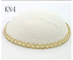 16/17cm HANDMADE KNITTED YARMULKE KIPPAH