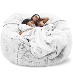 Soft Warm 180*90cm Fur Giant Removable Washable Bean Bag Bed Cover Comfortable Living Room Furniture Lazy Corner Sofa
 Coat