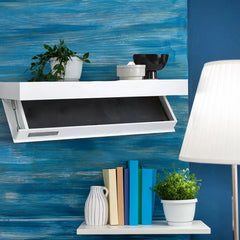 Modern Minimalist Wall-mounted Wine Cabinet Wall Rack Storage Rack Suspended Wall Rack Hidden Floating Shelf Home Decoration Kitchen & Dining Furniture